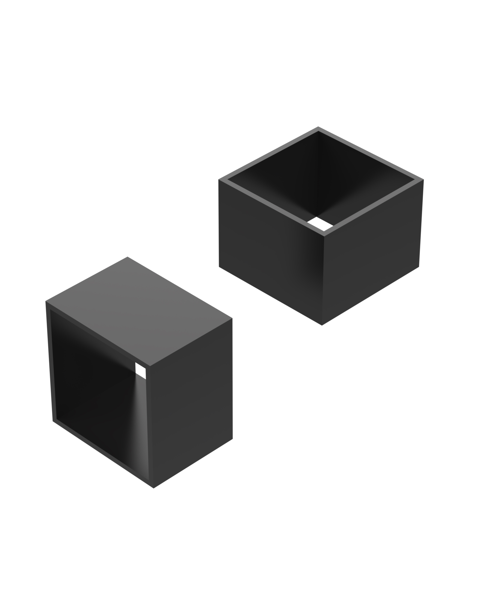 1080 Series Flange Perforated Cap Box Profile Caps