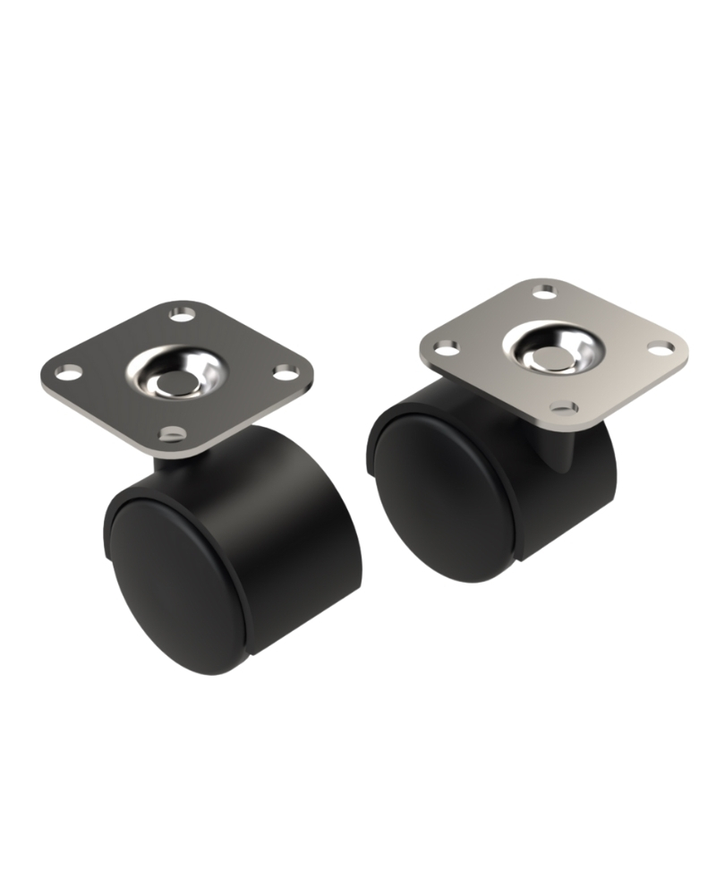 1140 Series Non-Braked Plate Mounted Wheels