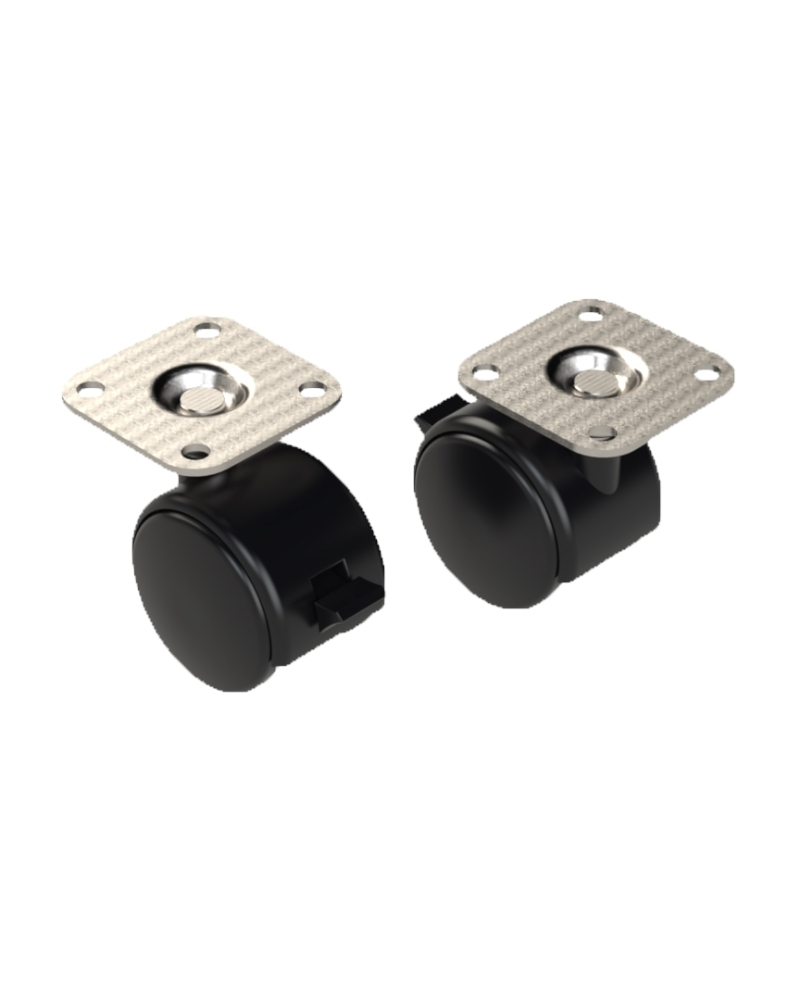 1144 Series Braked Plate Mounted Wheels