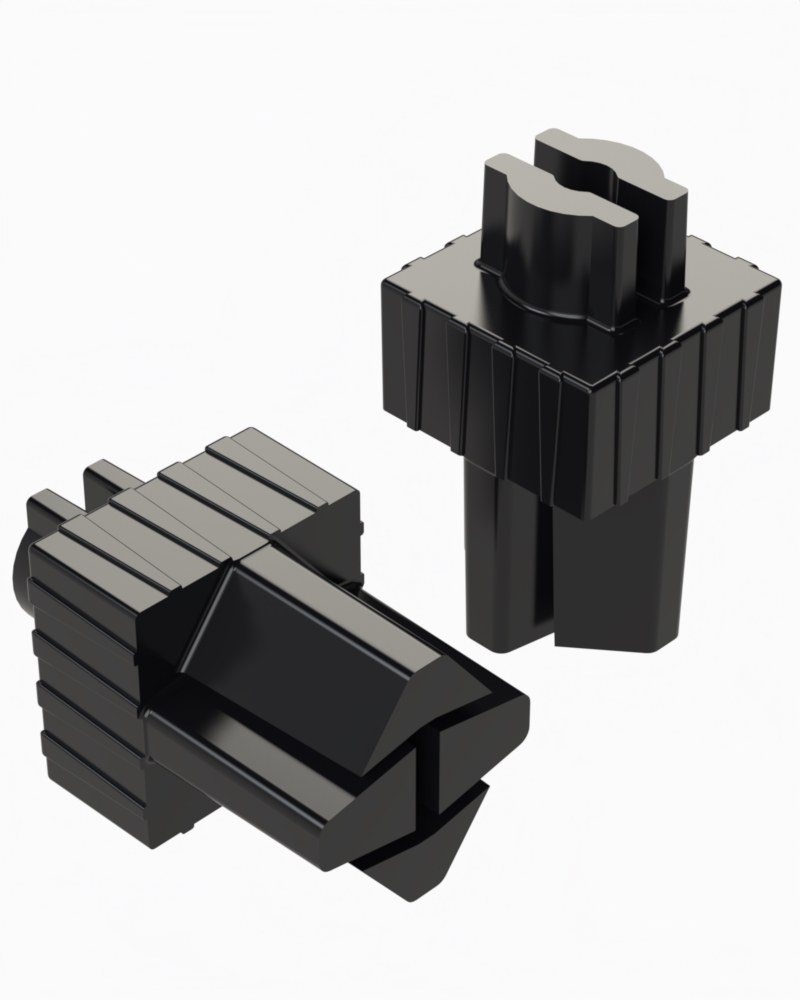 825 Series Non-Cap with Hole Connector Box Profile Dissasembled Product Solutions