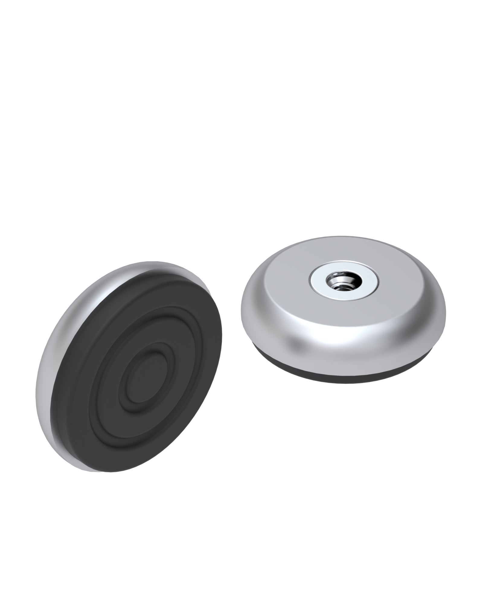 921 Series Metal Bodied Rubber Base Fixed Bush Connection Feet