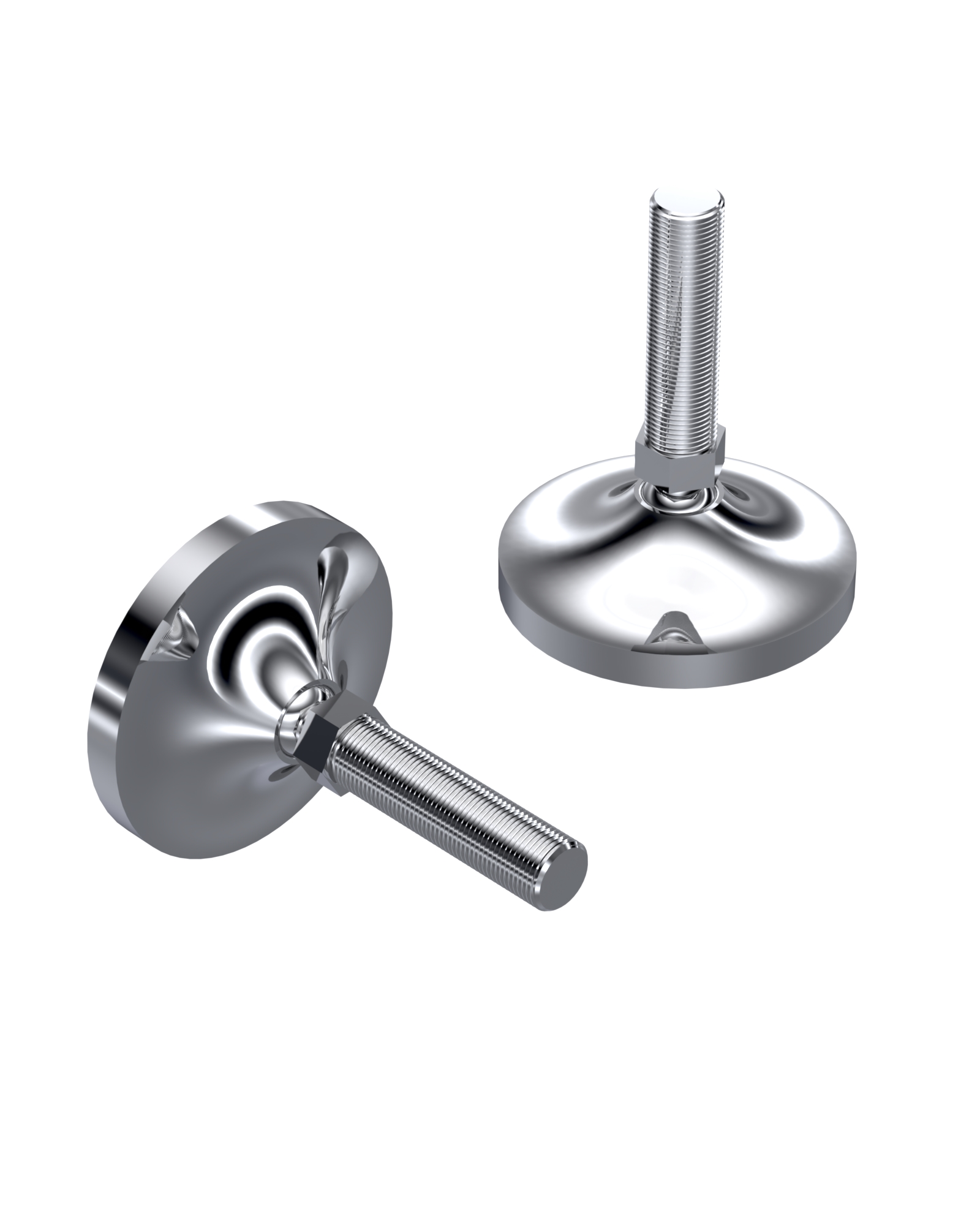 966 Series Articulated Bolt Mounted Feet
