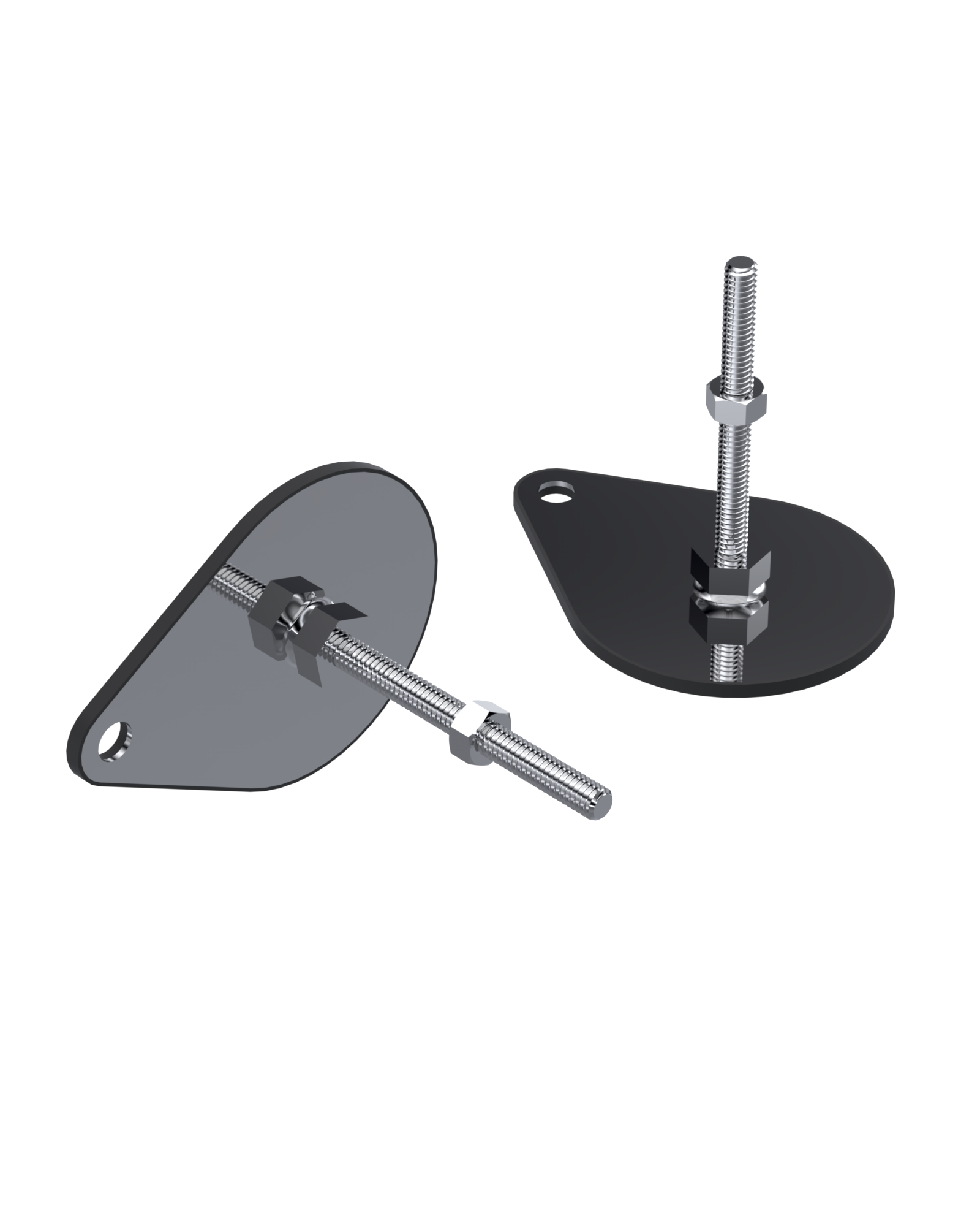 973 Series Sheet Bodied , Rubber Coated , Fixable Fixed Bolted Feet