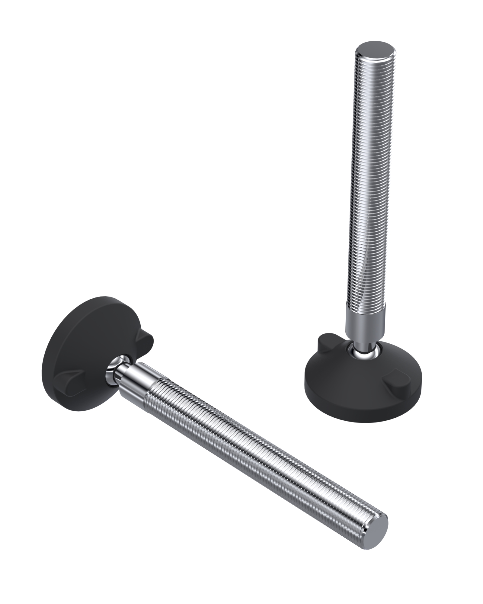 974 Series Plastic Bodied , Fixable Articulated Bolt Mounted Feet