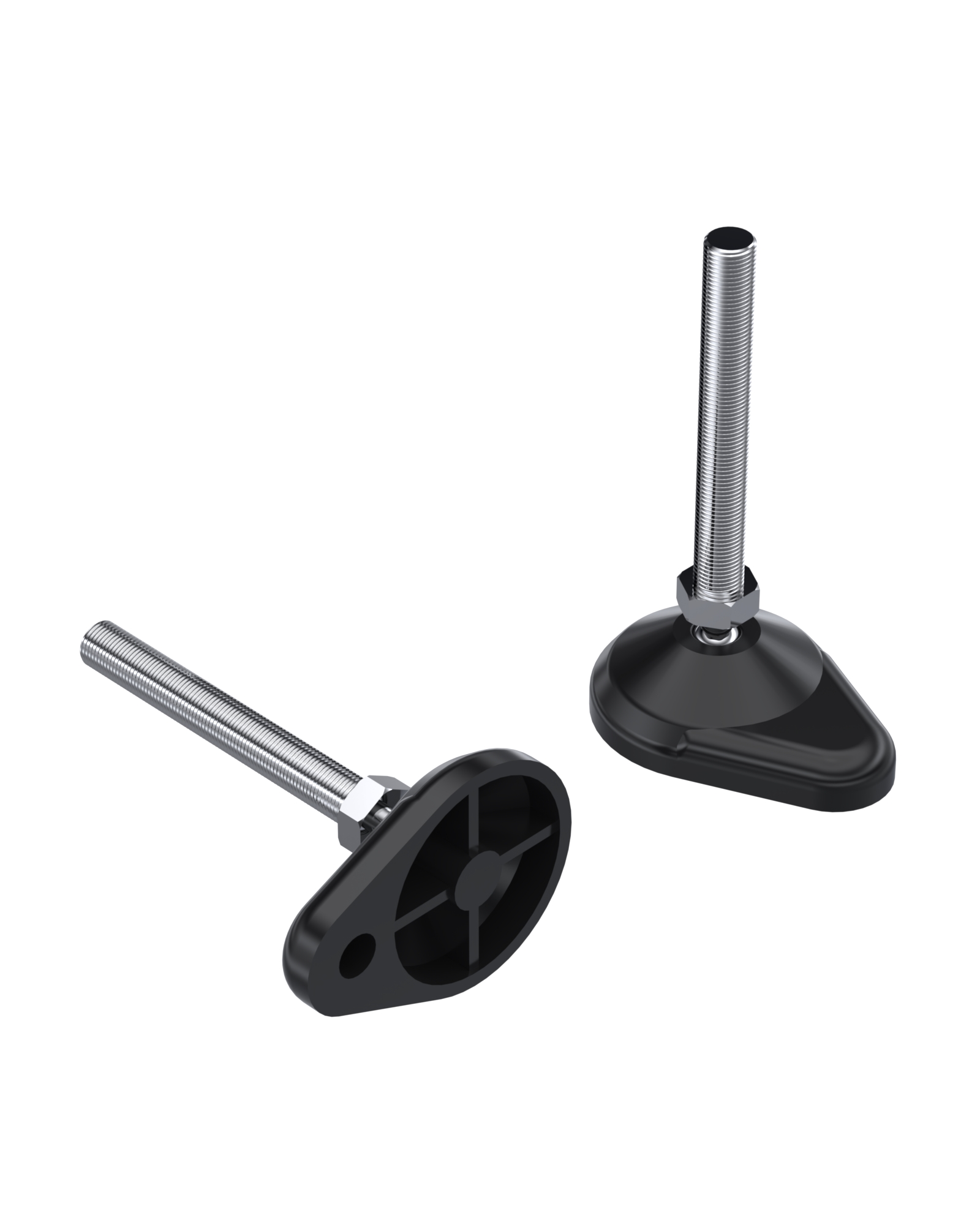 982 Series Plastic Bodied , Fixable Articulated Bolt Mounted Feet